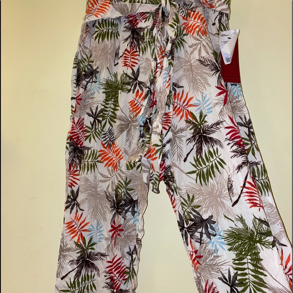 Tropical Flowy Pants